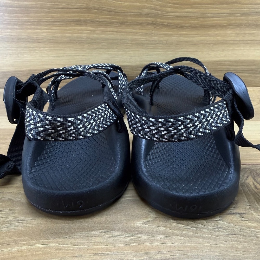 Chaco ZX2 Sport Sandals Womens 9 Black White Trail Outdoor Travel Walking - Picture 7 of 11